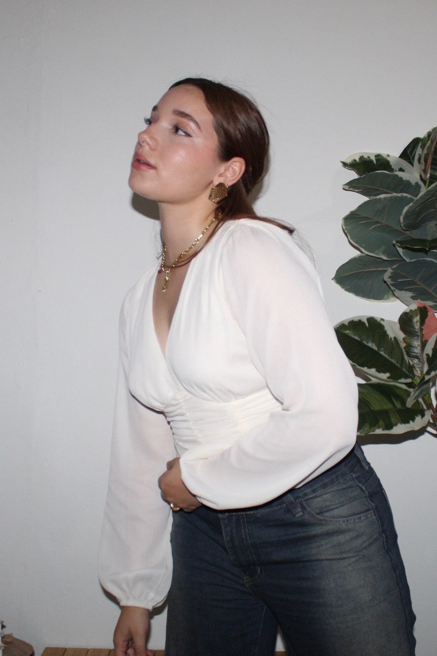 Bone White Top
